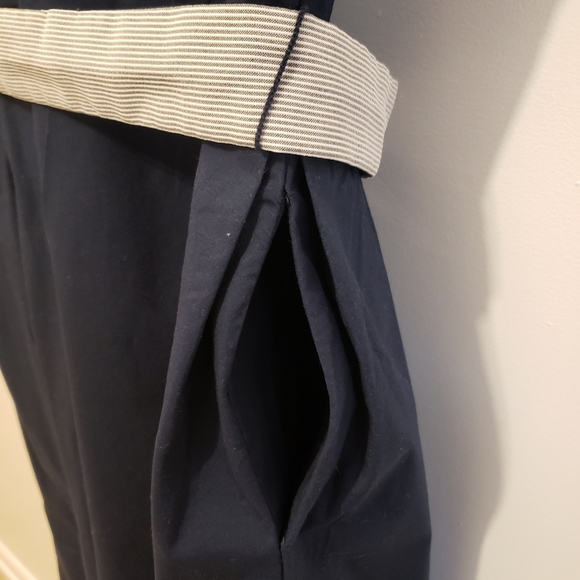 Jones New York Sport Sleeveless Shirt Dress with Pockets and Belt - Picture 4 of 5